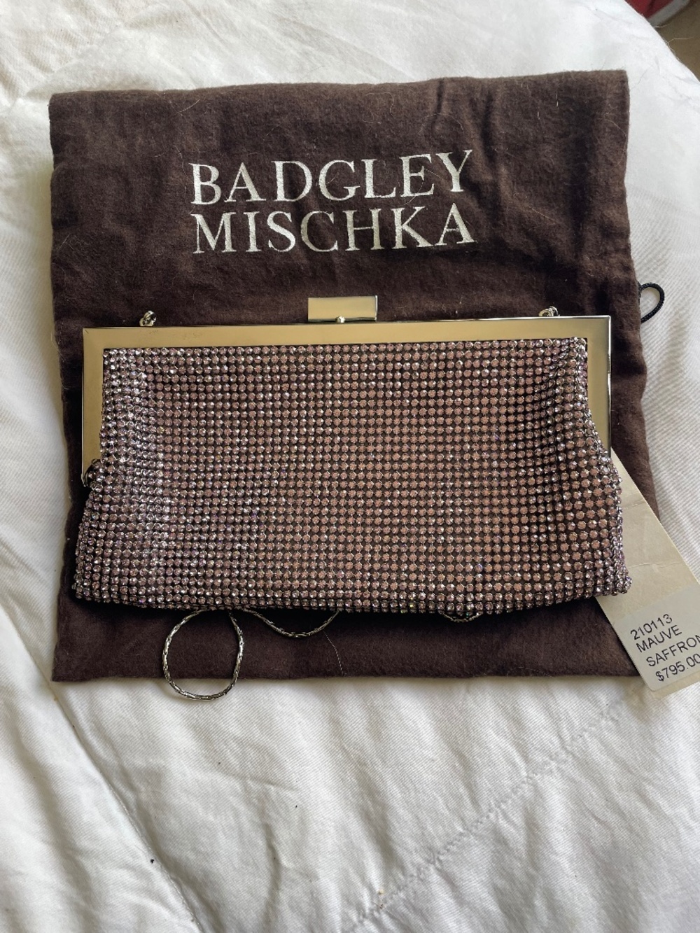 Badgely Mischka crystal evening bag